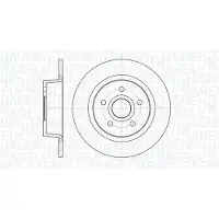 MAGNETI MARELLI 361302040329 Remschijf