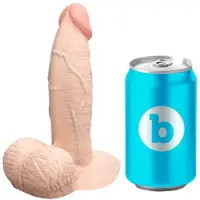B-Vibe Dildo slipskin girthy 15,4 cm