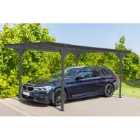 Westmann Aluminium carport met plat dak helsinki - 503x305x232cm