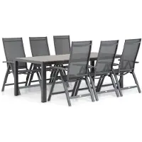 Presto Donato/Young 217 cm dining tuinset 7-delig