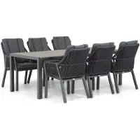 Lifestyle Garden Furniture Lifestyle Verona/Young 217 cm dining tuinset 7-delig