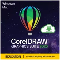 Corel CorelDRAW Graphics Suite 2025 - Education Editie - Fotobewerking - Studenten & Docenten - Win/MAC