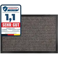 Karat Dura Deurmat - Robuust & Duurzaam - In vele Maten en Kleuren - Antislip Schoonloopmat - Voor Binnen en Buiten - Beige - 66 x 185 cm