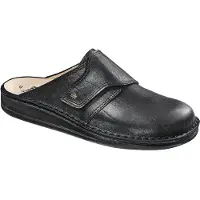Finn Comfort Muiltjes 'Pantolette Herren 01515 044099 Echtleder in schwarz' zwart