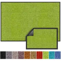 Floordirekt Deurmat - Droogloopmat - Schoonloopmat - Rhine - Lemon Green - 135 x 200 cm