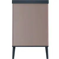 Curver Verto High - Afvalemmer 54 L - Rosé - 44 x 27 x 69 cm - Premium opbergoplossing, duurzaam kunststof, moderne woonorganisatie