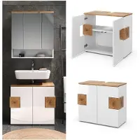 Vicco Wastafelonderkast Eden Wit Hoogglans 73.1 x 64 cm, Model 40086