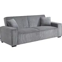 Sweeek 3 zits corduroy slaapbank Lichtgrijs