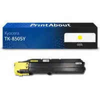 PrintAbout Toner TK-8505Y Geel geschikt voor Kyocera