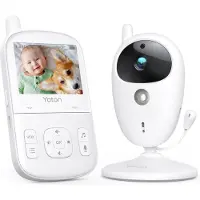 Yoton YB04 Babyfoon met Camera 2,7" - 1000 mAh Batterij - Infrarood Nachtzicht - Wekker - VOX-functie - 8 Slaapliedjes