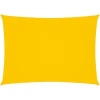 vidaXL Zonnescherm rechthoekig 2,5x5 m oxford stof geel