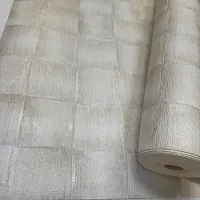 Rasch Blokken behang Beige Landelijk zandkleuren Exclusief Italiaans Vinylbehang