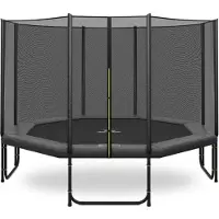 Magic Circle Pro Trampoline 480 cm Grey met veiligheidsnet