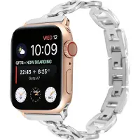 Mobigear Stalen Watch bandje geschikt voor Apple Watch Bandje Vouwsluiting | Paris - 49/46/45/44 mm - Zilver
