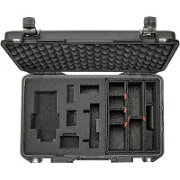 Peli 1510 Black TrekPak/Foam Hybrid