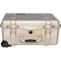 Peli Case 1560NF Reiskoffer Groot beige zonder schuim