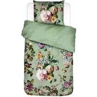 Essenza Dekbedovertrek Fleur Quiet Green Satijn-140 x 200 / 220 cm | 1-Persoons