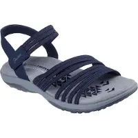 SKECHERS Reggae Slim Coffee dames sandalen blauw maat 42