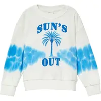 s.Oliver Sweatshirt ecru / blauw