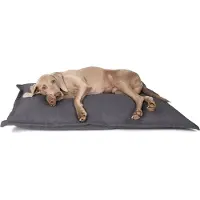 District 70 CLASSIC Hondenkussen - Comfortabel, Wasbaar van Hoogwaardig Materiaal - 105 x 70 cm - Charcoal Grey