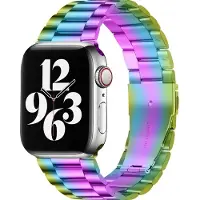 Mobigear Stalen Watch bandje geschikt voor Apple Watch Bandje Vouwsluiting | Antwerp - 42/41/40/38 mm