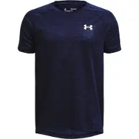 Under Armour Tech 2.0 Trainingsshirt Kids Donkerblauw Wit