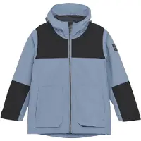 Color Kids Outdoorjas lichtblauw / zwart