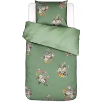 Essenza Dekbedovertrek Laurine Shale Green Satijn-140 x 200 / 220 cm | 1-Persoons
