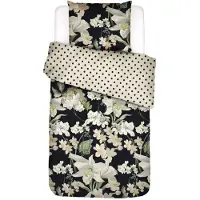 Essenza Dekbedovertrek Rosalee Anthracite Satijn-140 x 200 / 220 cm | 1-Persoons