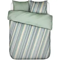 Essenza Dekbedovertrek Suzie Subtle Green Satijn-260 x 200 / 220 cm | Extra Breed
