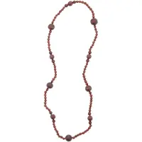 Behave – Ketting – Hout – Balans kralen – Trendy – 88 cm