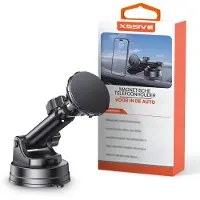 Xssive Telefoonhouders Auto Magnetisch - Telefoonhouder Auto Zuignap - GSM Houder Dashboard - 360 Graden Draaibaar - Smartphone houder voorruit - Smartphone houder voor auto raam
