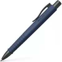 Faber-Castell Poly Ball Urban Intrekbaar Balpen Blauw 0,6 mm Extra breed Balpen Navulbaar