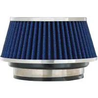 Spectre Adjustable Conical Air Filter 2-1/2in. Tall (Fits 3in. / 3-1/2in. / 4in. Tubes) - Blue