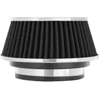 Spectre Adjustable Conical Air Filter 2-1/2in. Tall (Fits 3in. / 3-1/2in. / 4in. Tubes) - Black