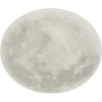 TRIO Moderne ronde witte plafondlamp Lunar