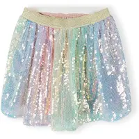MINOTI Rok turquoise / azuur / goud / rosa