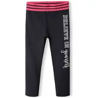 MINOTI Leggings zwart / offwhite