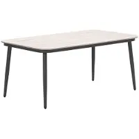 Garden Impressions Lagan lounge dining tafel 160x90 cm - light teak vironwood