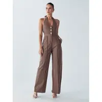 BWLDR Jumpsuit 'Amie' bruin