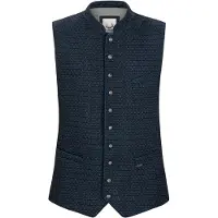 Stockerpoint Klederdracht gilet 'Renato' blauw / navy / bruin