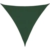 vidaXL Zonnezeil 160 g/m² 3x3x3 m HDPE donkergroen