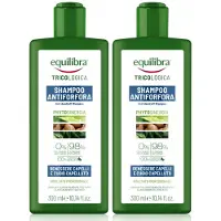 Equilibra Tricologica Anti Roos Shampoo - Anti roos shampoo mannen - Shampoo zonder parabenen siliconen sles sls en kleurstoffen - 2 x 300ml