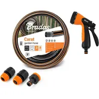 Bradas Carat Tuinslang 13 mm (1/2) + Koppelingen en Spuitmond – Compleet Set 50 m