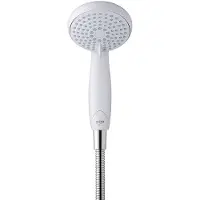 OEM Douchekop, 9 cm, wit, met 4 straalpatronen