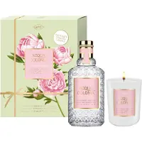 4711 Basic Range Peony & Sandalwood Cadeauset Eau de Cologne Spray 100 ml + Candle 72 g