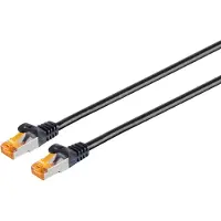 S-Conn S/FTP CAT6a 10 Gigabit outdoor netwerkkabel met PE mantel / zwart - 15 meter