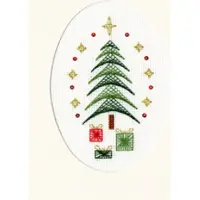 Bothy Threads Kerstkaart borduren telwerk