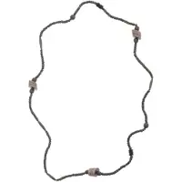 Behave – Kralenketting met houtaccenten – Urban boho stijl – 88 cm