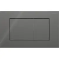 Geberit drukplaat sigma 40, 2-toets square glas lava